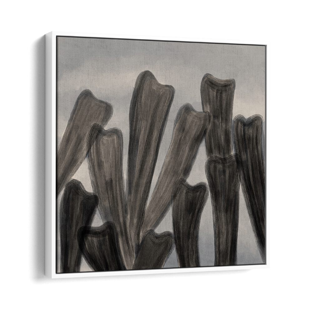 Elegant BOTANICAL ABSTRACT V, FLORAL FLOWER PAINTINGS featuring a modern design to enhance your home decor.
