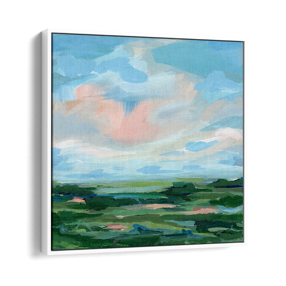 Vibrant landscape in the COME AWAY, ABSTRACT PAINTINGS collection, perfect for adding style to any space.