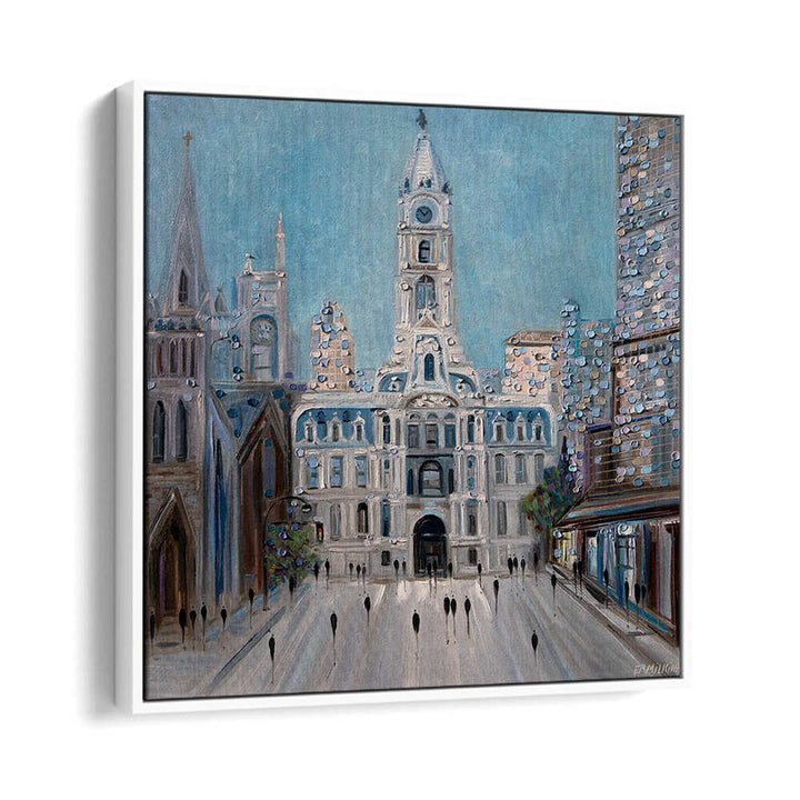 CITY HALL PHILLY , MODERN IMPRESSIONISM PAINTINGS