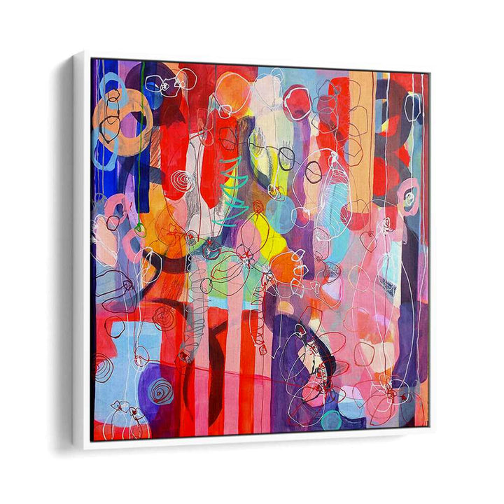 Vibrant FALLING RISING, ABSTRACT PAINTINGS enhance modern home decor with emotional brushwork and unique artistry.