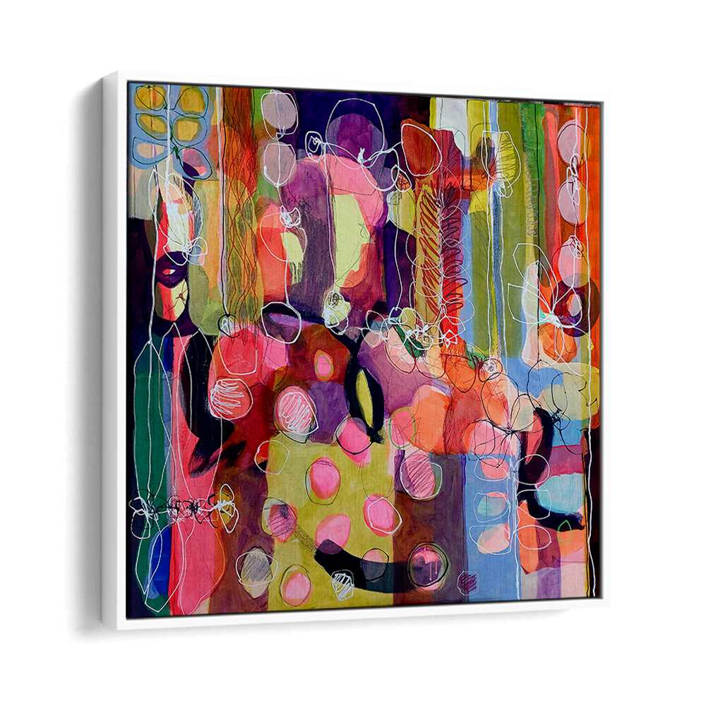 Vibrant FALLING, RISING II, ABSTRACT PAINTINGS showcasing a stunning blend of colors to transform your space elegantly.