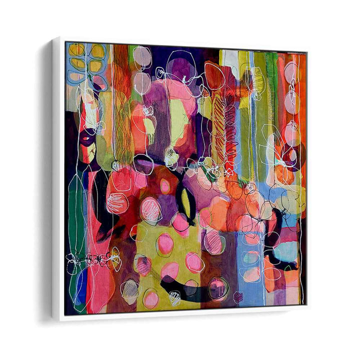 Vibrant FALLING, RISING II, ABSTRACT PAINTINGS showcasing a stunning blend of colors to transform your space elegantly.