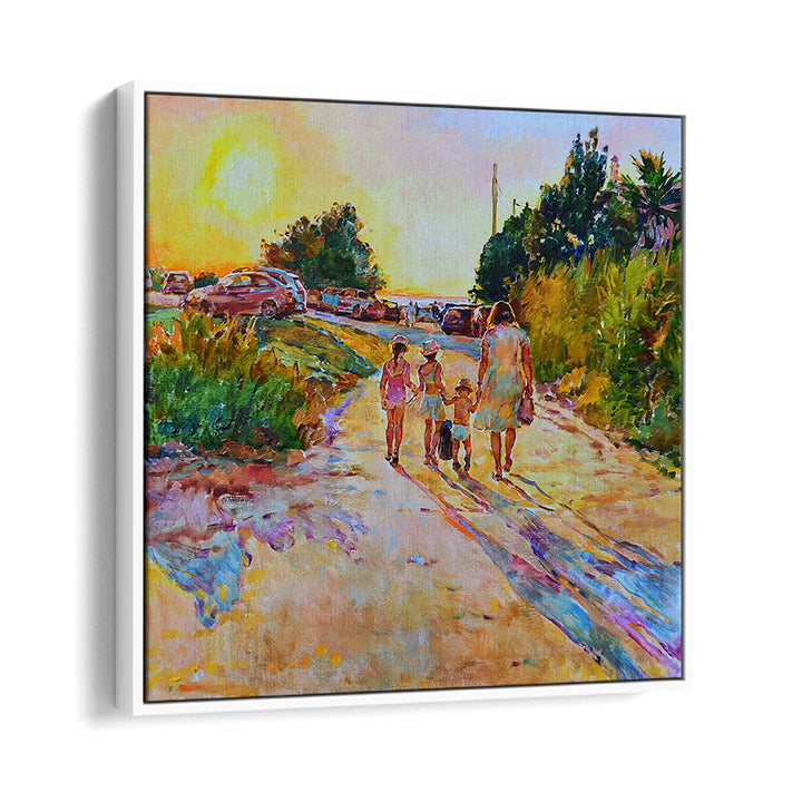 FAMILY SUNSET BEACH WALK