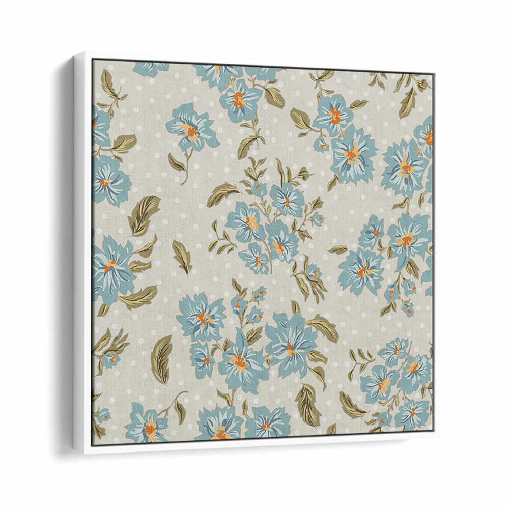 Enhance your decor with FLORAL HERITAGE VII, PATTERN ART PRINTS, showcasing vibrant floral designs in soft colors.