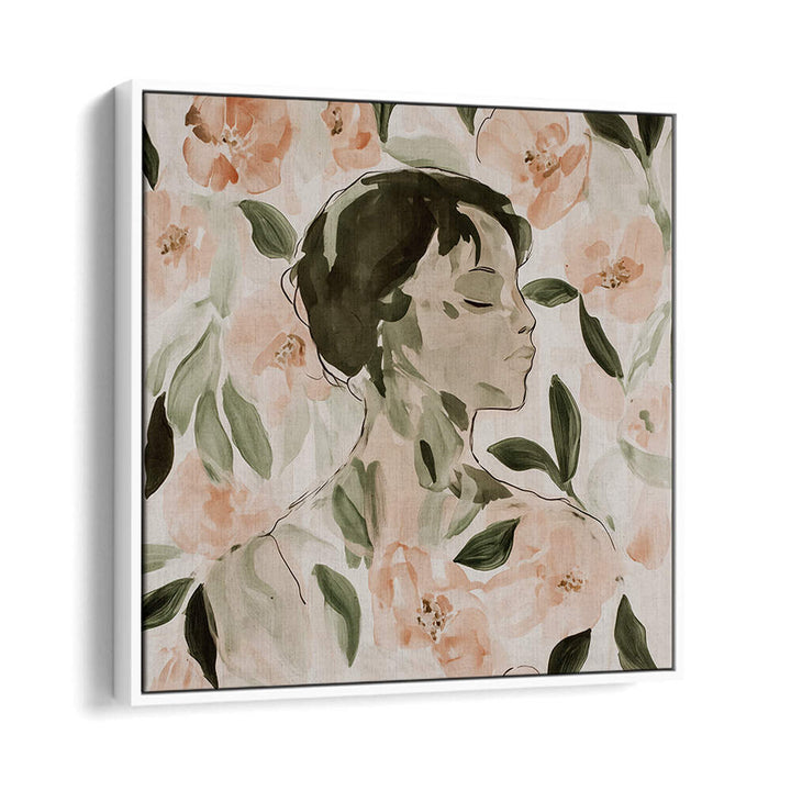 FLORAL SERENITY VI , PORTRAITS & FIGURATIVE ILLUSTRATIONS