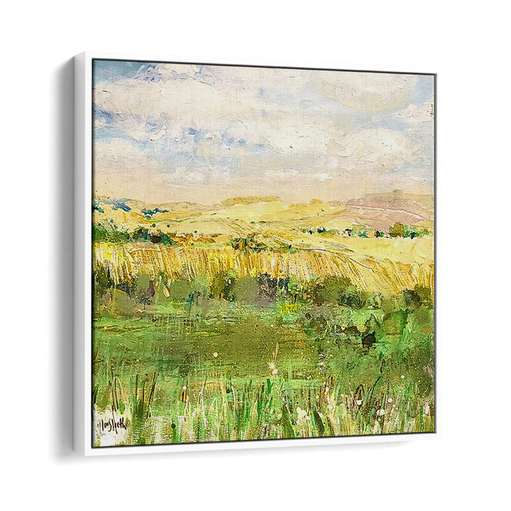 GOLDEN FIELDS AT DAWN