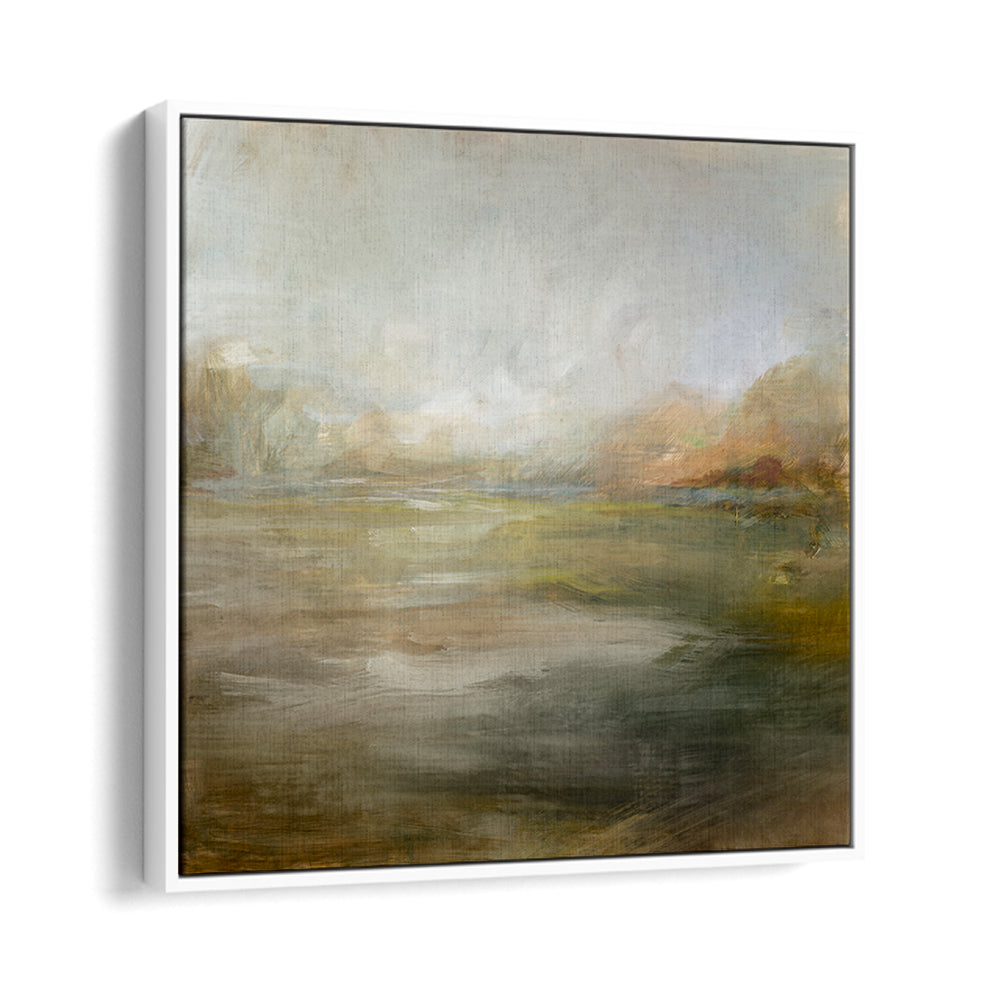 Serene LAKE SIDE, LANDSCAPE PAINTINGS enhance your space with tranquil lakeside views and lush greenery.