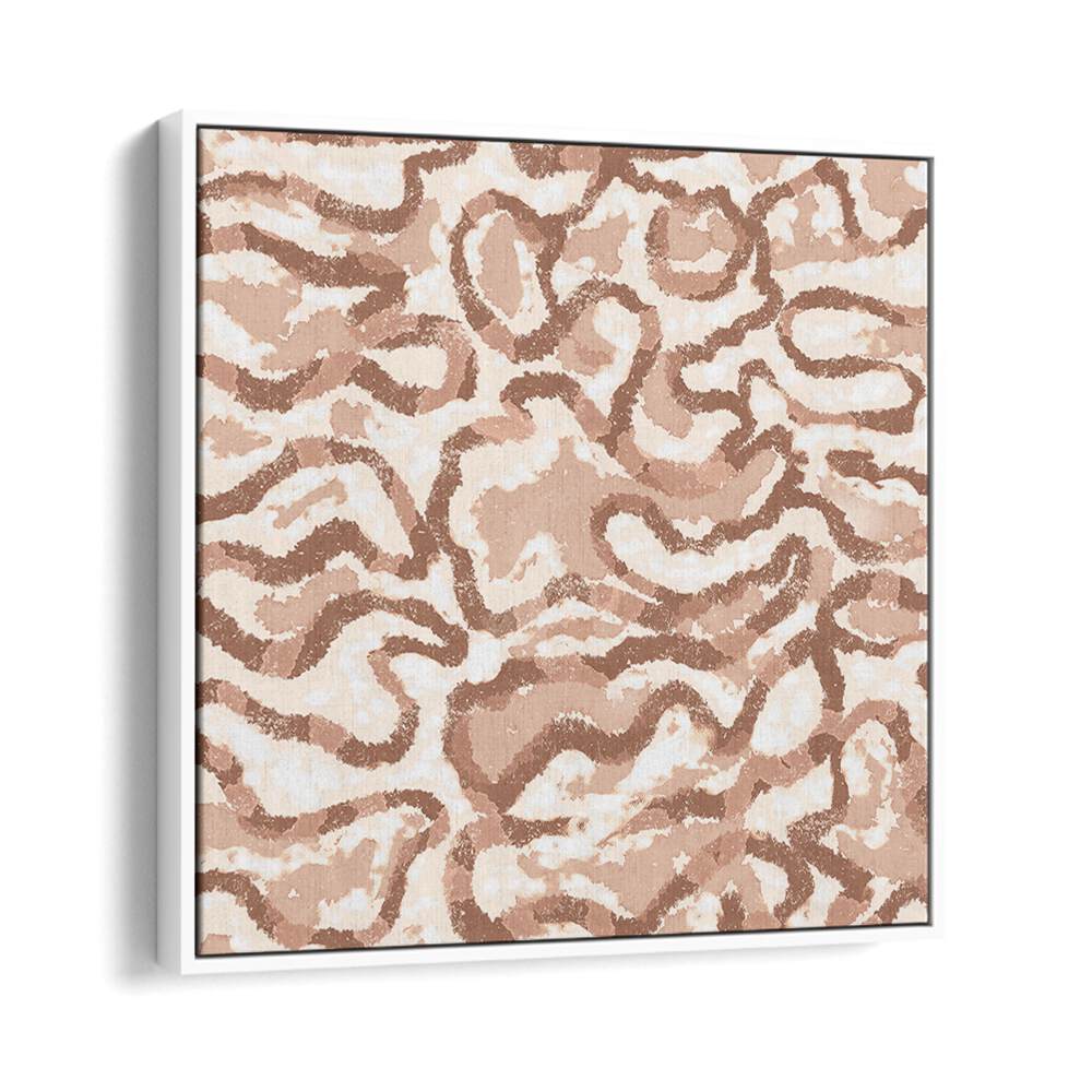 Abstract painting titled LABYRINTH, featuring a mesmerizing blend of colors and shapes, perfect for artistic spaces.
