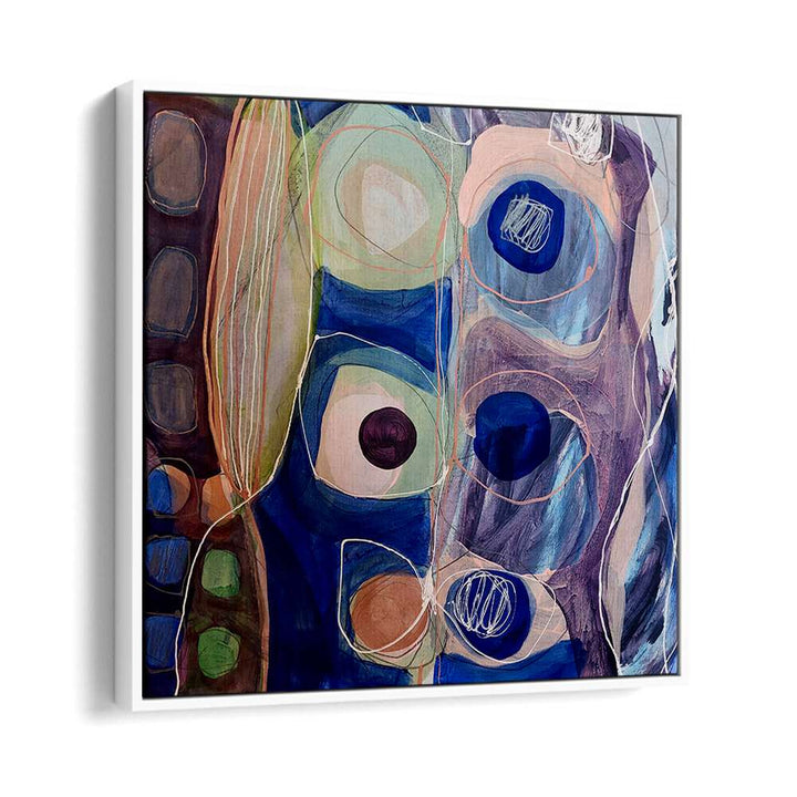 Bold colors and striking brush strokes define LITTLE MONSTERS II, ABSTRACT PAINTINGS, perfect for elevating home decor.