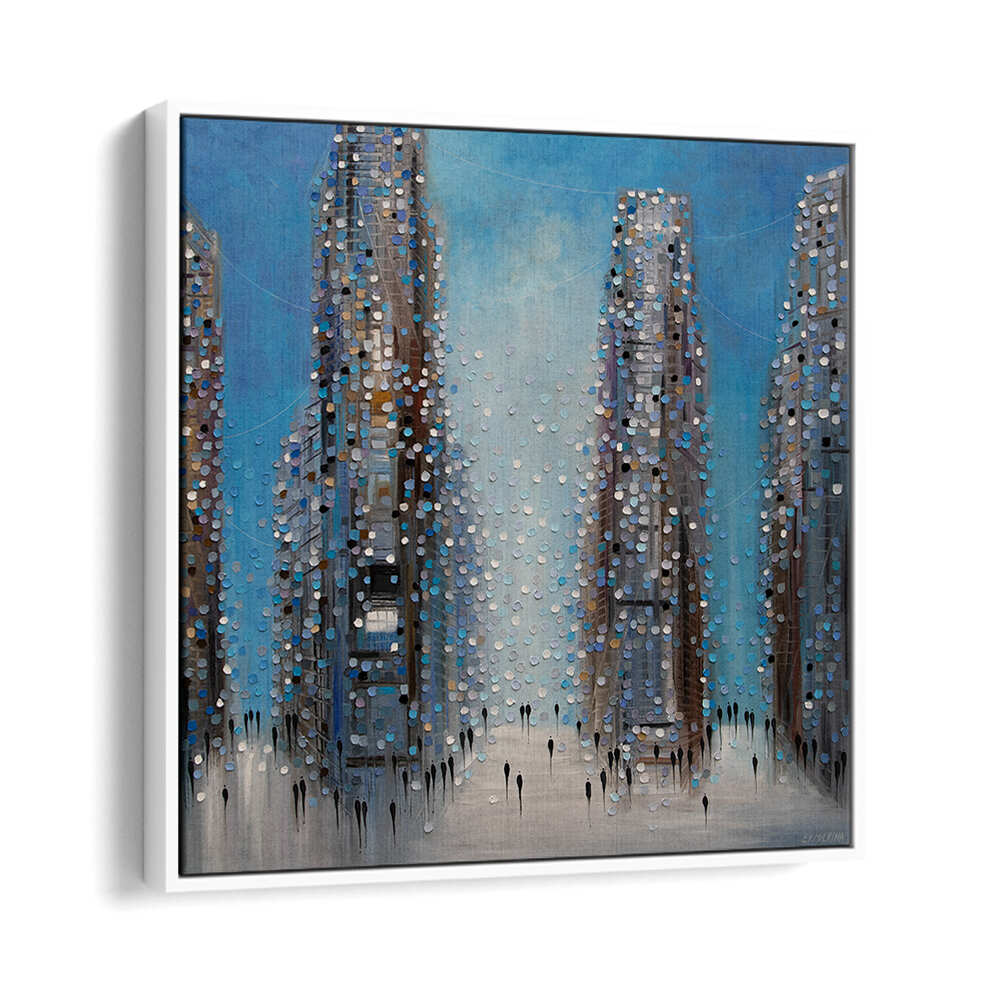 MIDTOWN LIFE , MODERN IMPRESSIONISM PAINTINGS