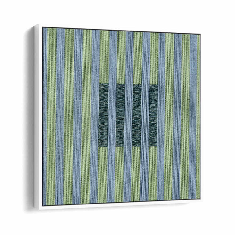 LAGOON GREEN VII , GEOMETRIC ART PRINTS