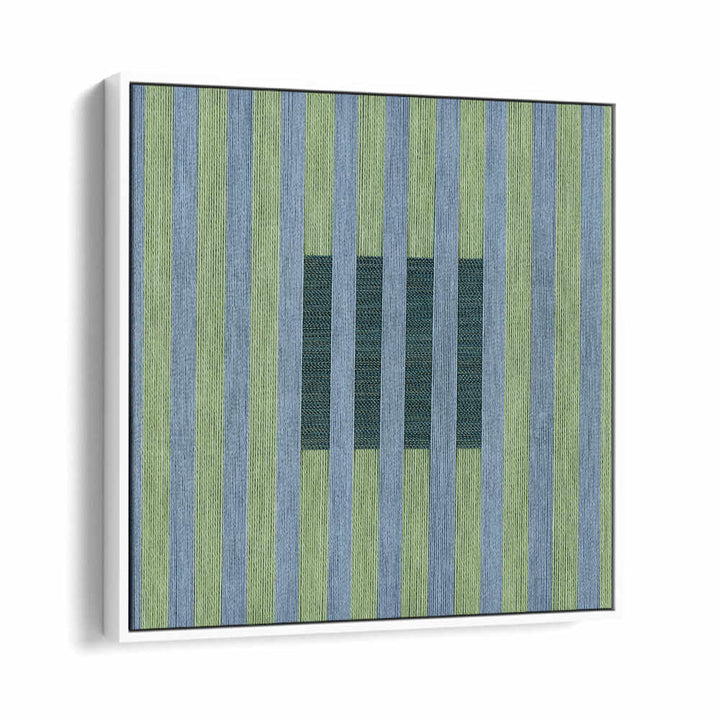 LAGOON GREEN VII , GEOMETRIC ART PRINTS