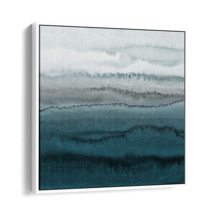 Serene coastal vibes in OCEAN MIST LAYERS, ABSTRACT PAINTINGS, perfect for elevating your living space.