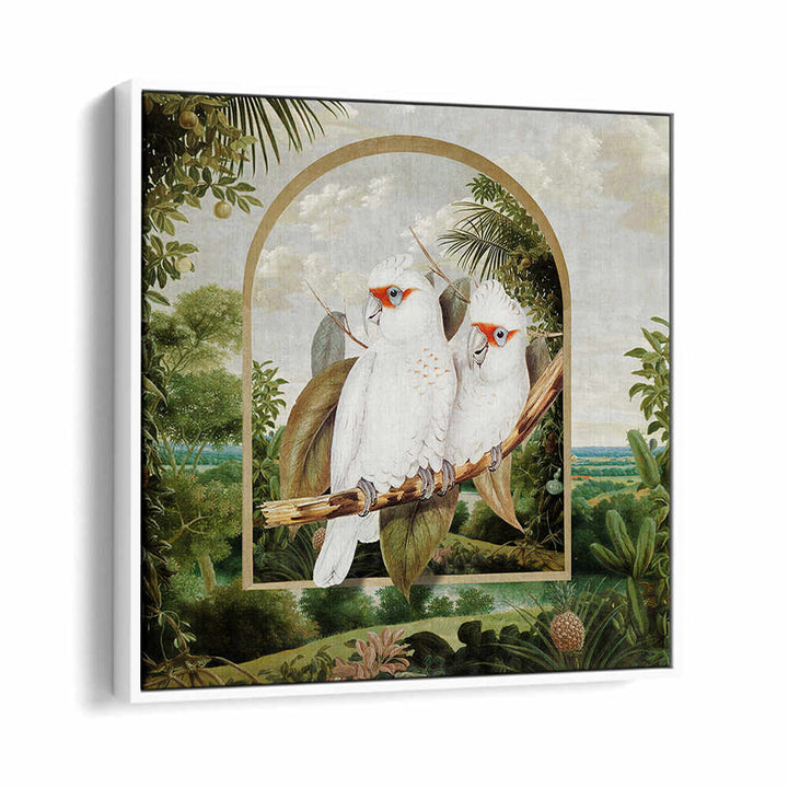 PARROTS' PARADISE II , ANIMAL PAINTINGS