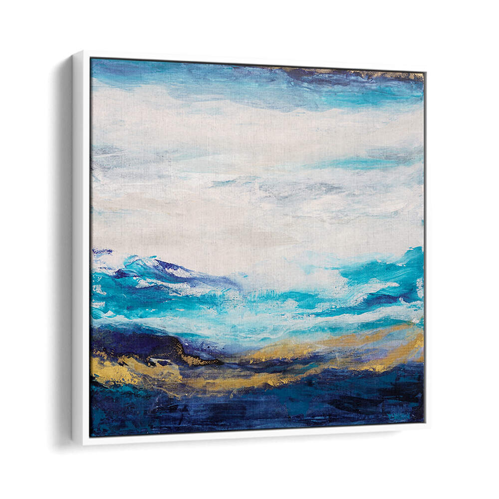 SOFT BLUE AND GOLDEN TONES