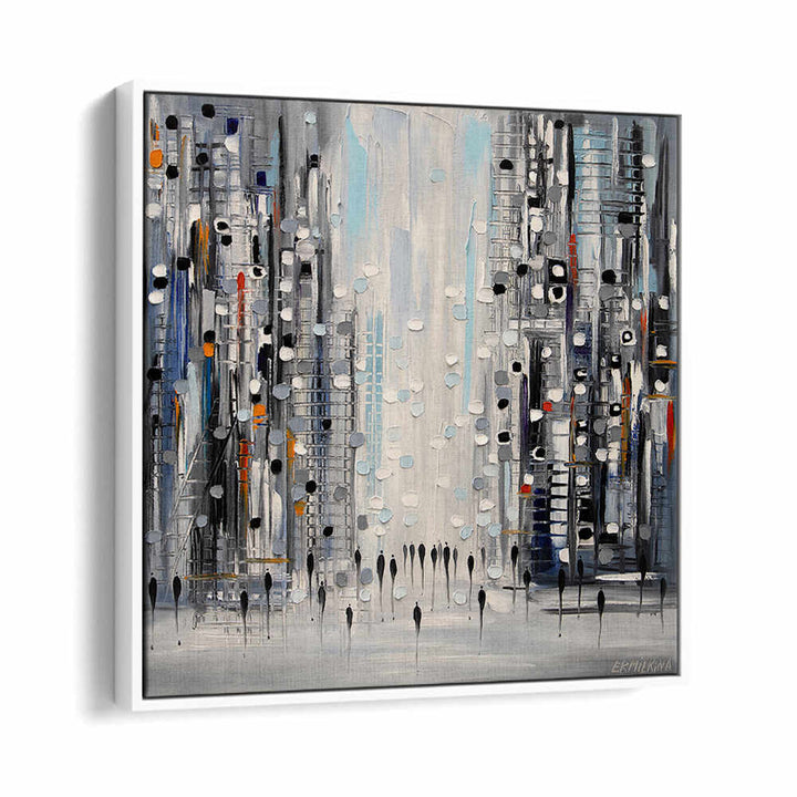 STREET LIFE , MODERN IMPRESSIONISM PAINTINGS