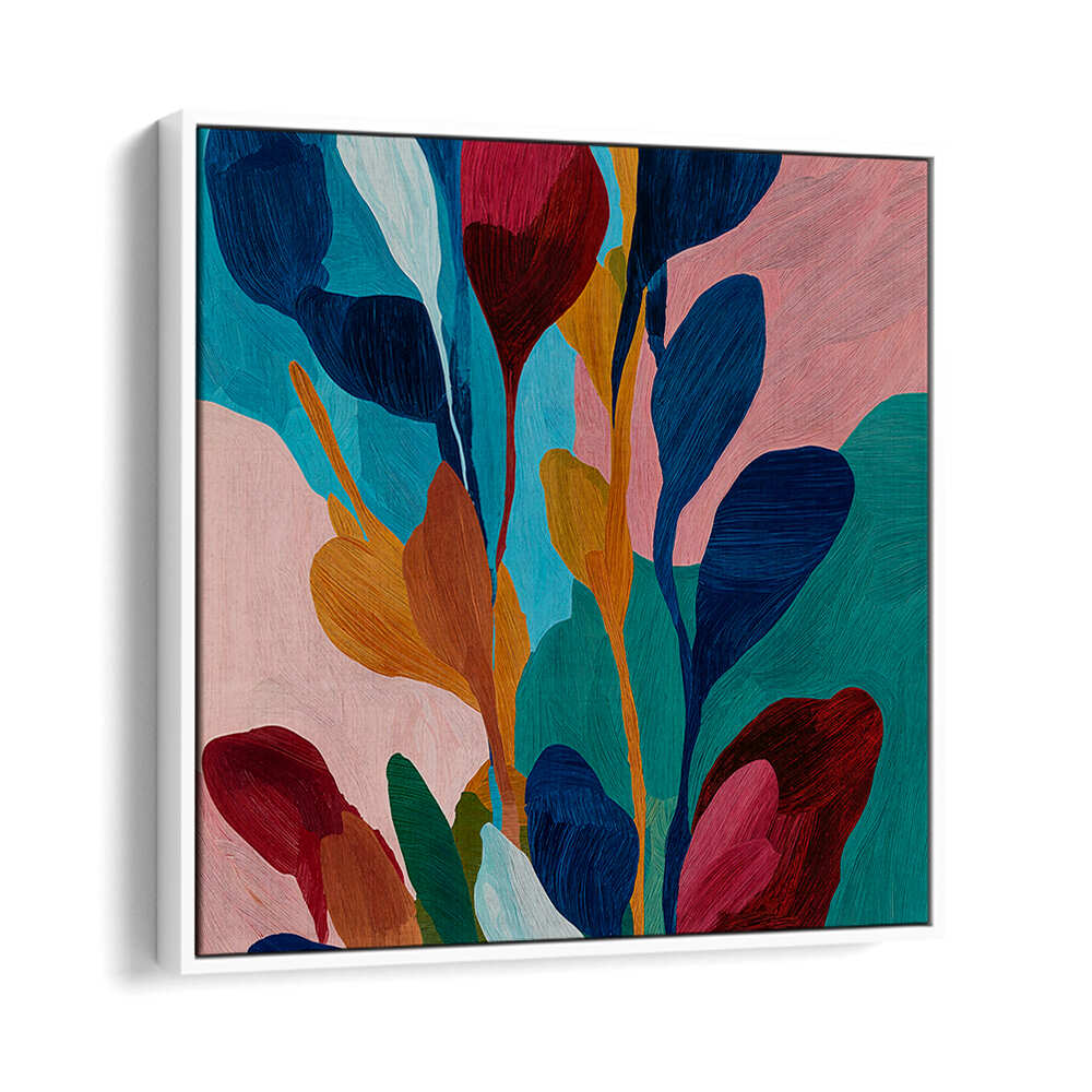STUDIO PALETTE FLOWERS , ABSTRACT PAINTINGS