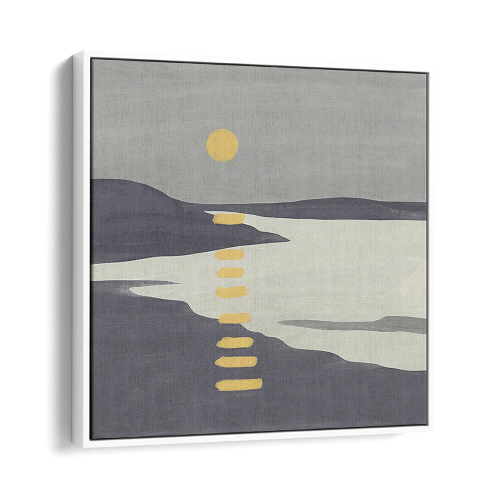 SUNSET OVER TRANQUIL LAKE , LANDSCAPE PAINTINGS