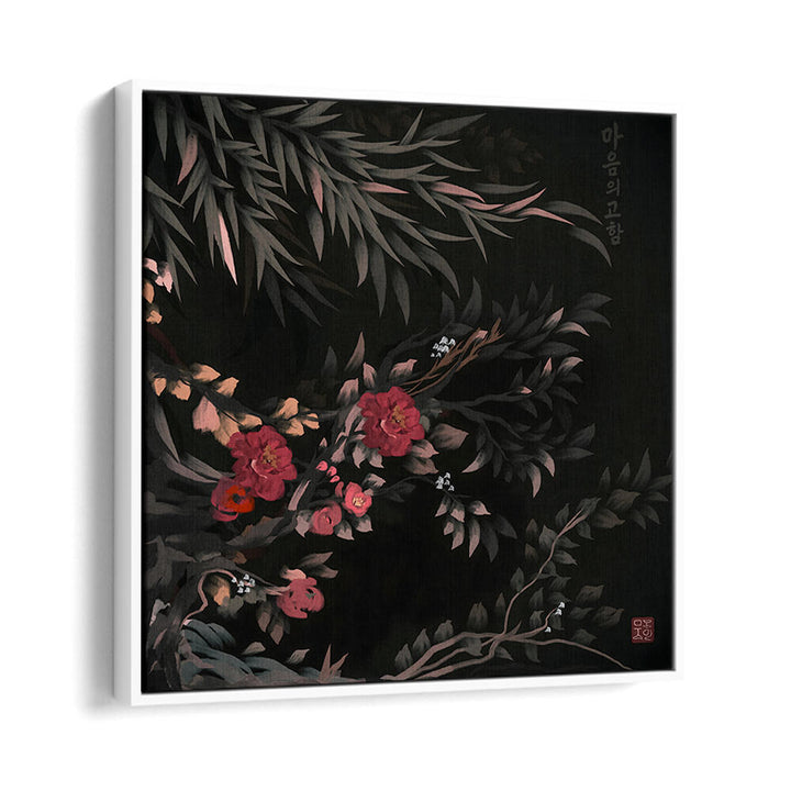 TRANQUILITY OF THE MIND , FLORAL FLOWER PAINTINGS