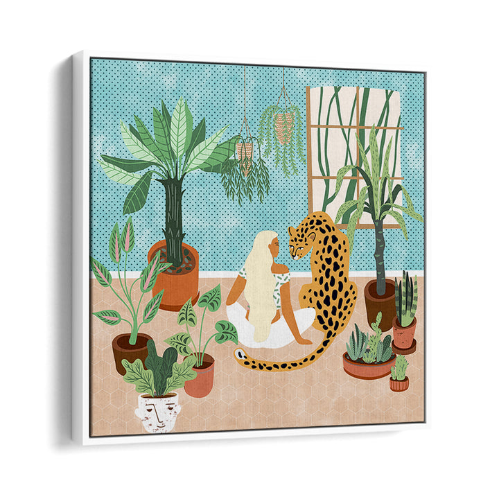 URBAN JUNGLE , BOHO ART PAINTINGS