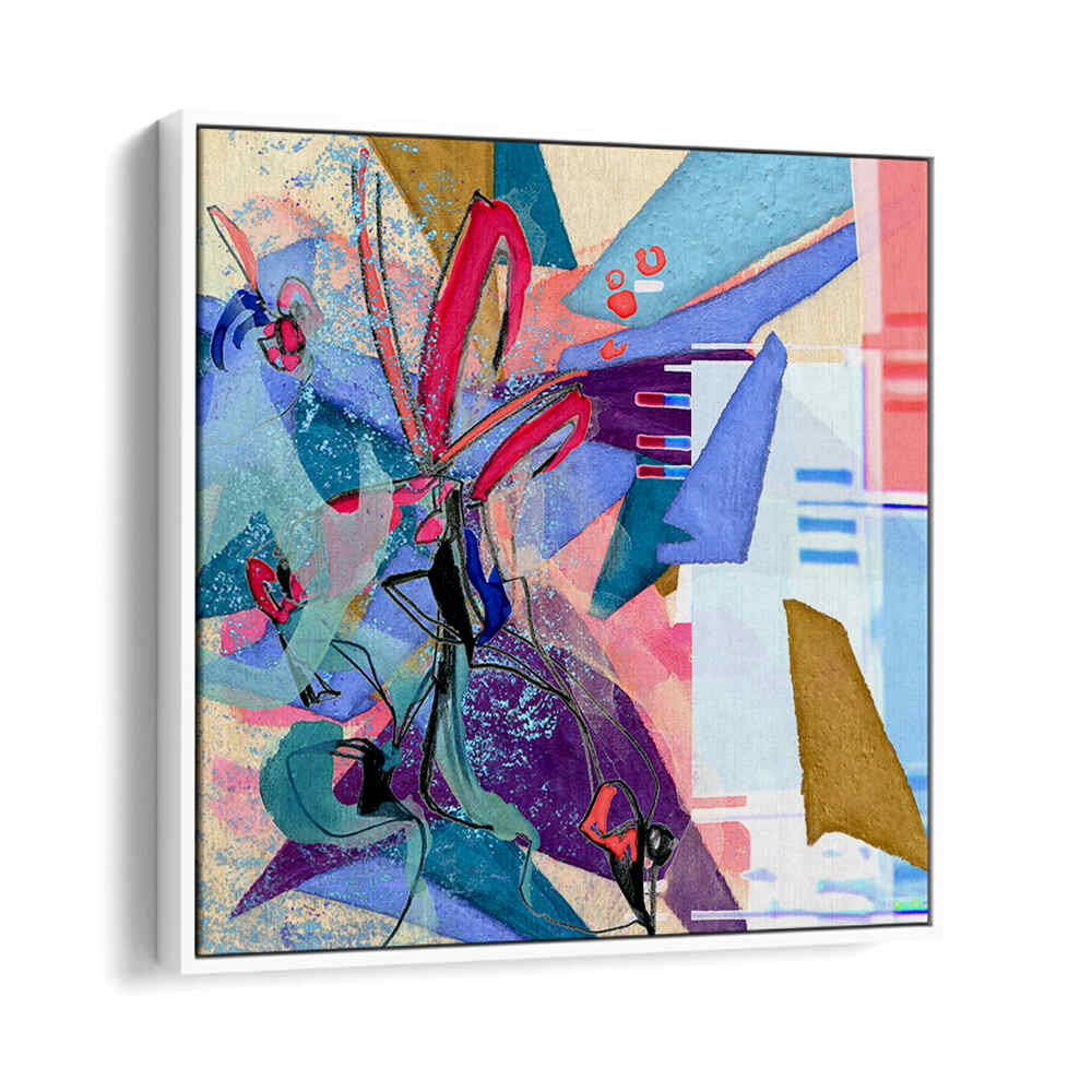 VIBRANT COLORS AND GEOMETRIC SHAPES , ORGANIC FORMS