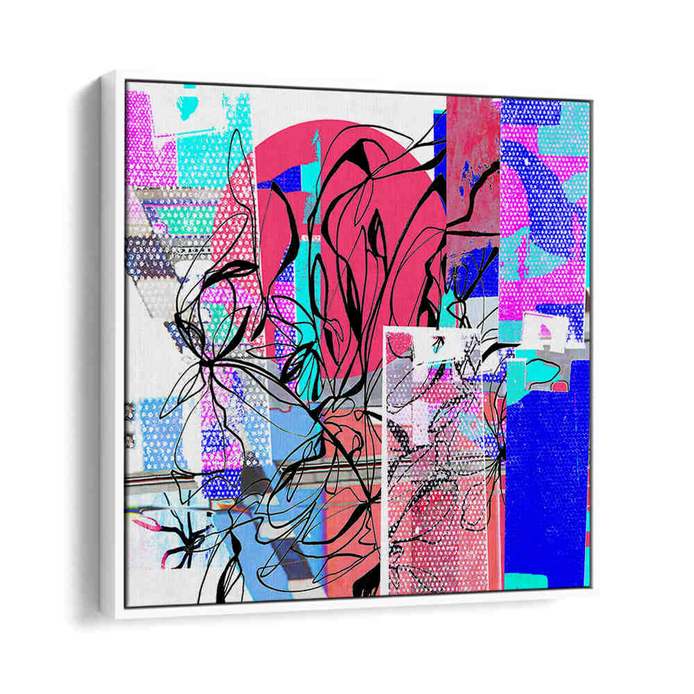 VIBRANT COLORS WITH FLORAL PATTERNS , ORGANIC FORMS
