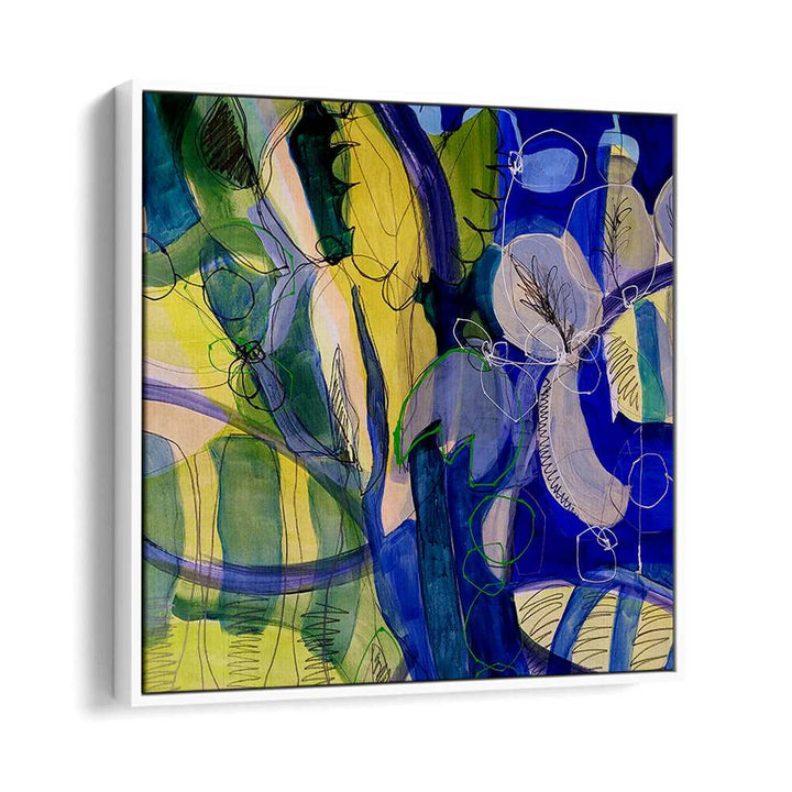 Vibrant WATER FLOWERS V, ABSTRACT PAINTINGS, adds contemporary elegance to any space with its artistic expression.