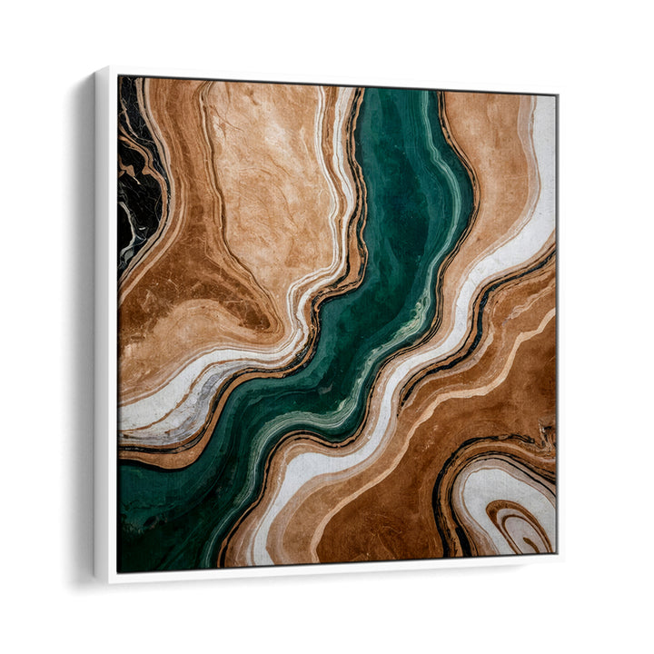 Stunning WAVY PATTERNS IN EARTH, ABSTRACT PAINTINGS showcasing organic designs, perfect for elegant home décor.