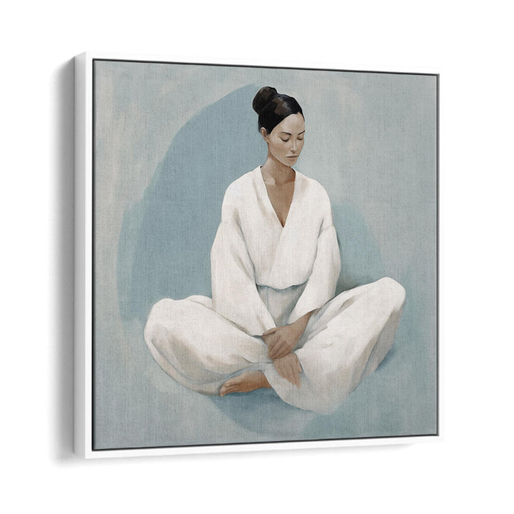 WOMAN IN MEDITATION , HEALTH & WELNESS