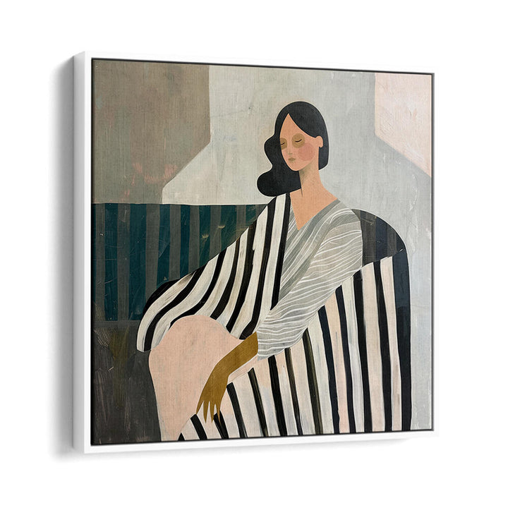 WOMAN IN RECLINE , PORTRAITS & FIGURATIVE ILLUSTRATIONS