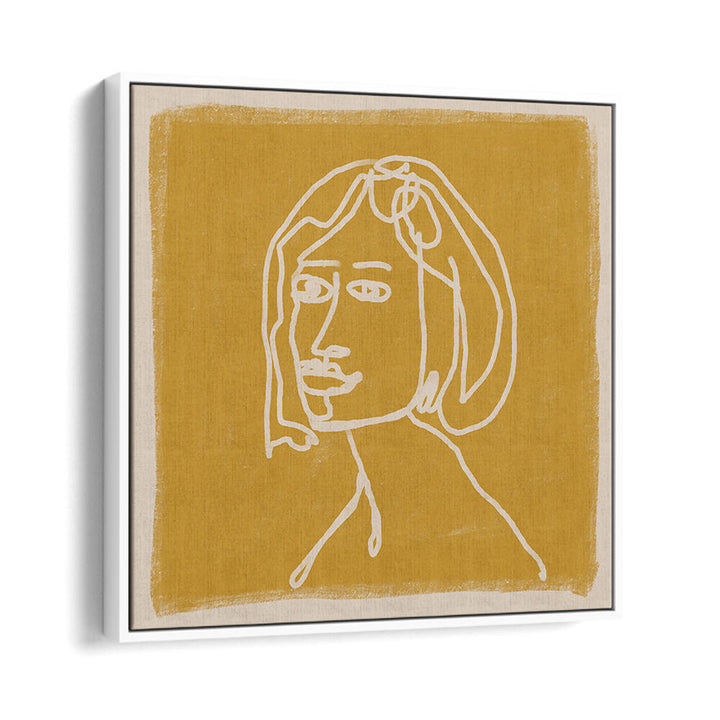 WOMAN IN GOLDS , LINE ART PAINTINGS