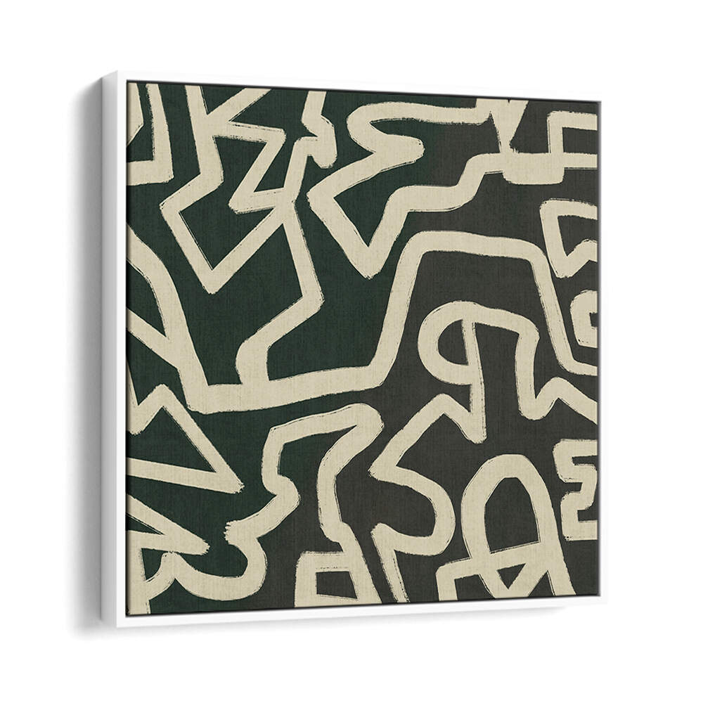 ABSTRACT LINE ART MAZE PATTERN , ABSTRACT PAINTINGS