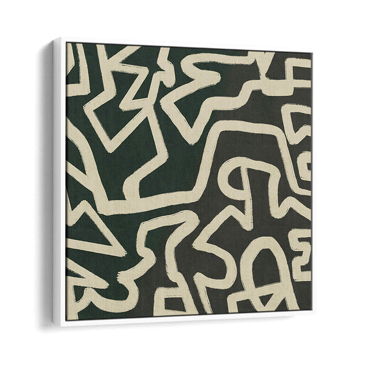 ABSTRACT LINE ART MAZE PATTERN , ABSTRACT PAINTINGS