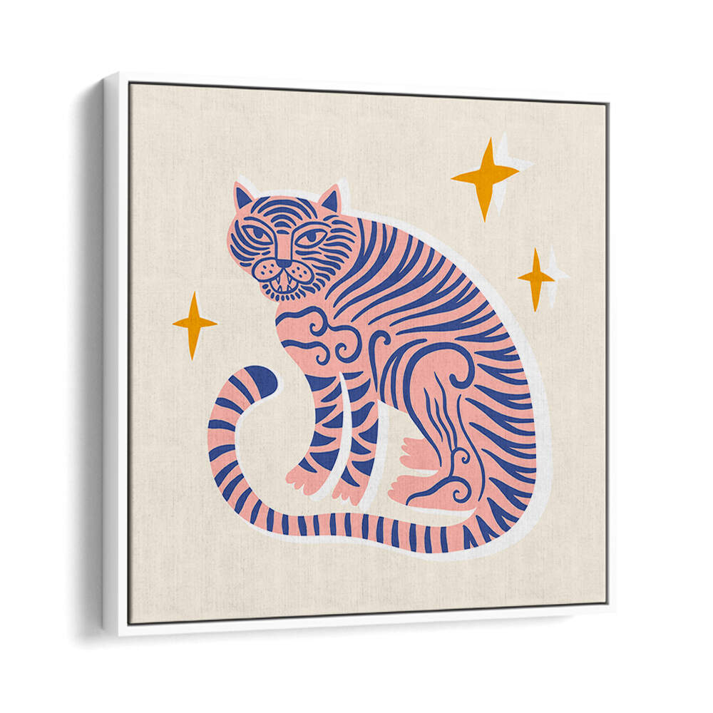 BOHO TIGER , KIDS ROOM PAINTINGS