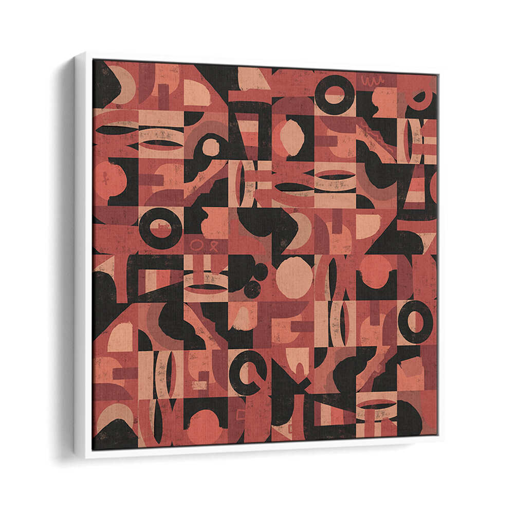 MID CENTURY GRID PATTERN NINE , ABSTRACT PAINTINGS