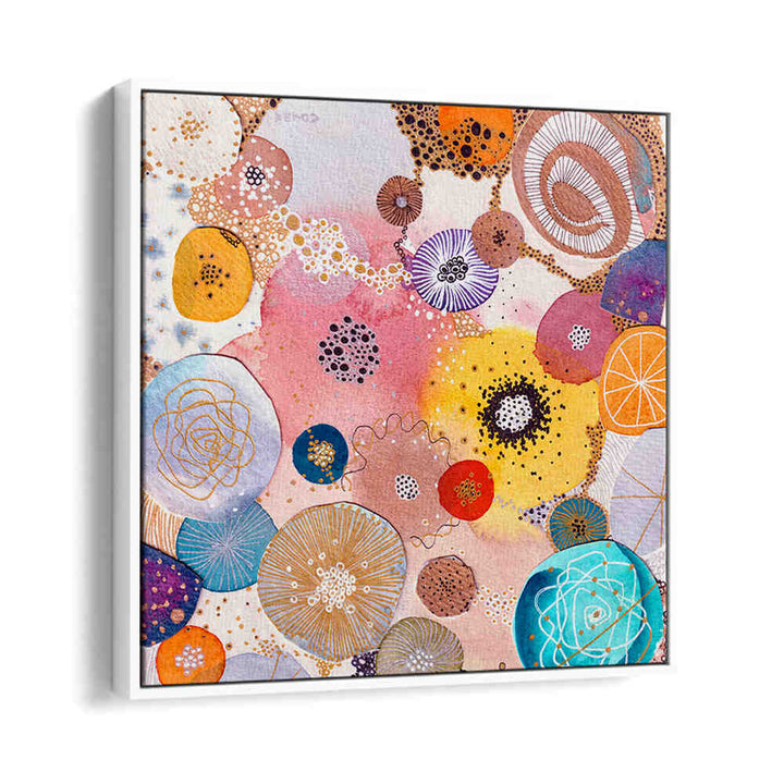 WHITE RABBIT , ABSTRACT PAINTINGS