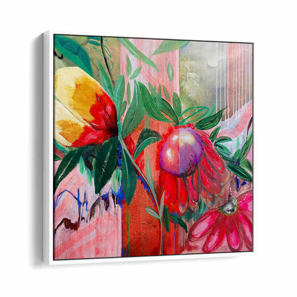 PAINTING IV , FLORAL FLOWER PAINTINGS