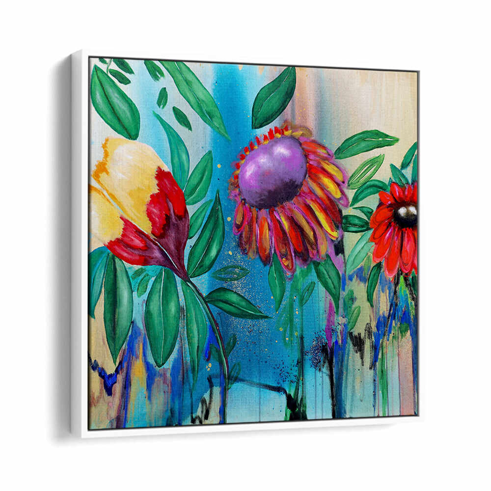 FLORAL ART , FLORAL FLOWER PAINTINGS