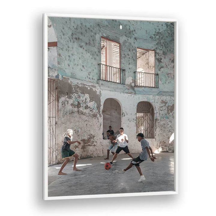 Christian Meermann painting - PLAYING SOCCER by Asianmonk