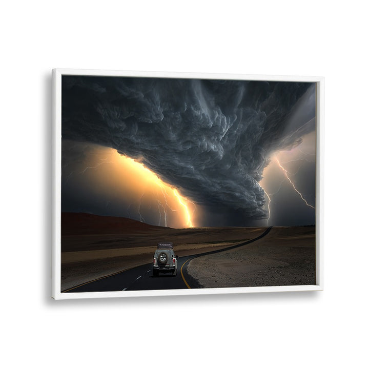 ABSTRACT painting - STORM ROAD by Asianmonk