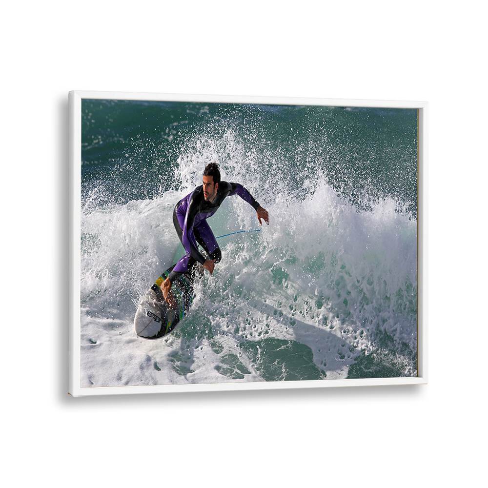 ABSTRACT painting - SURFING IN ISRAEL by Asianmonk