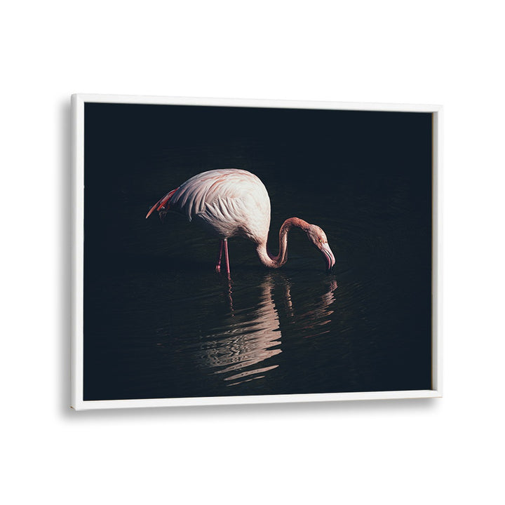 ABSTRACT painting - ENLIGHTED FLAMINGO by Asianmonk