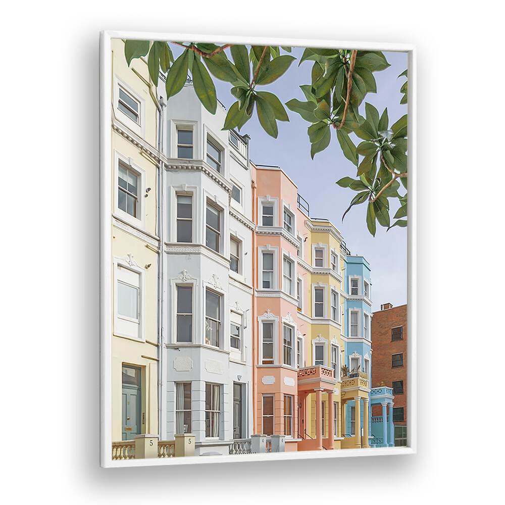 PASTEL HOUSES , STREET PHOTOGRAPHY ART PRINTS