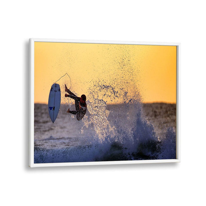 ABSTRACT painting - SUNSET SURFER I by Asianmonk