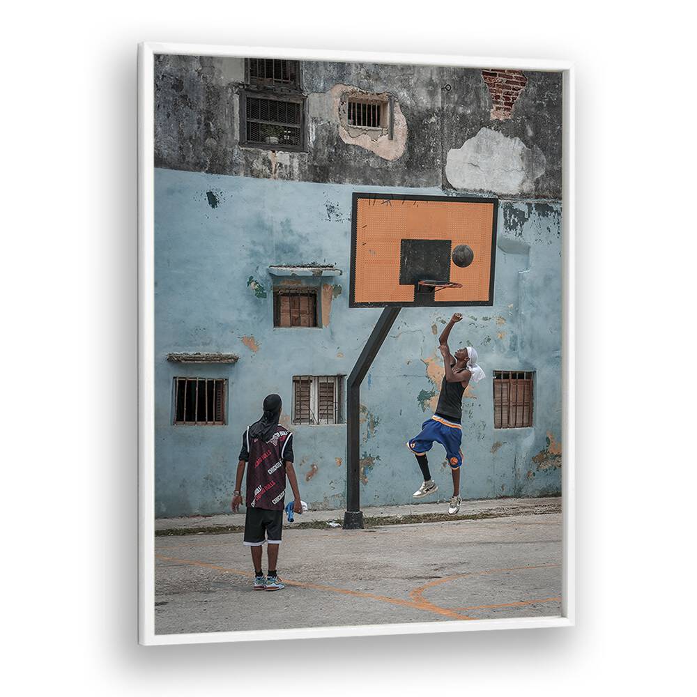 Christian Meermann painting - PLAYING BASKETBALL by Asianmonk