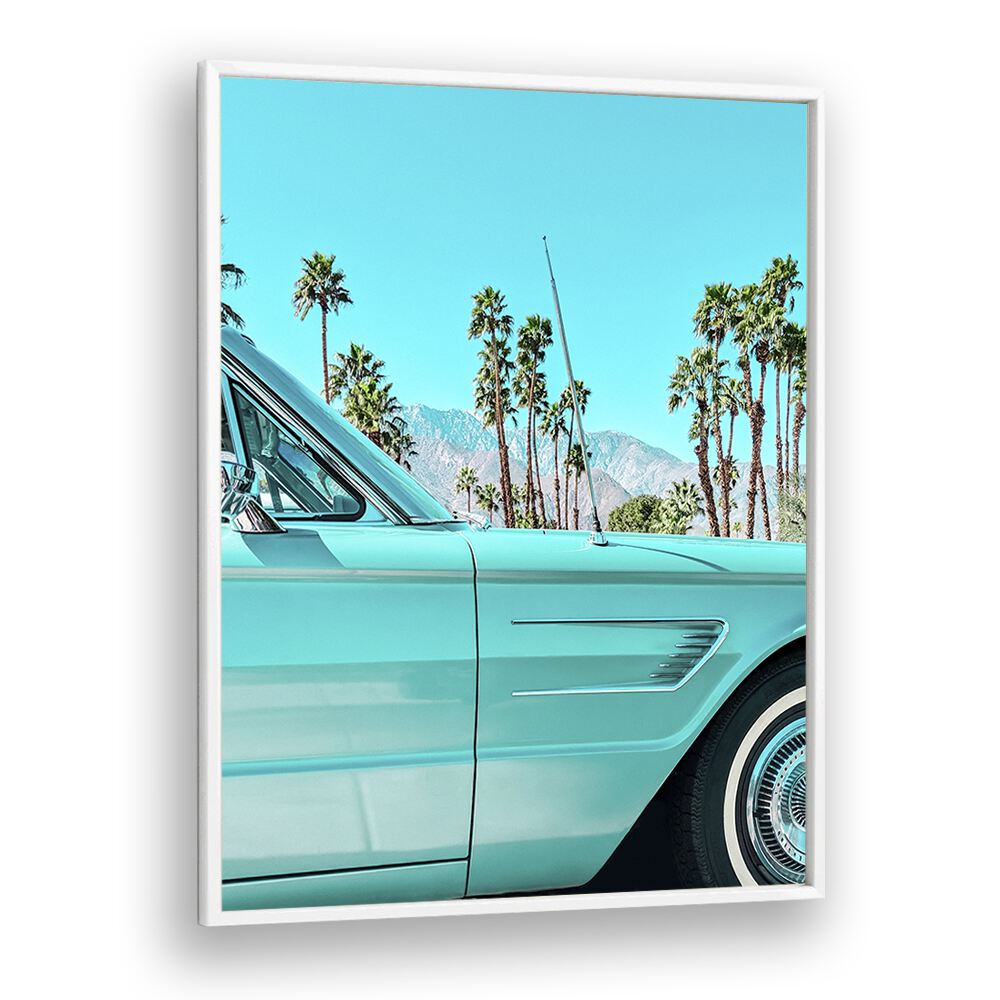 surreal painting - TEAL THUNDERBIRD IN PALM SPRINGS by Asianmonk