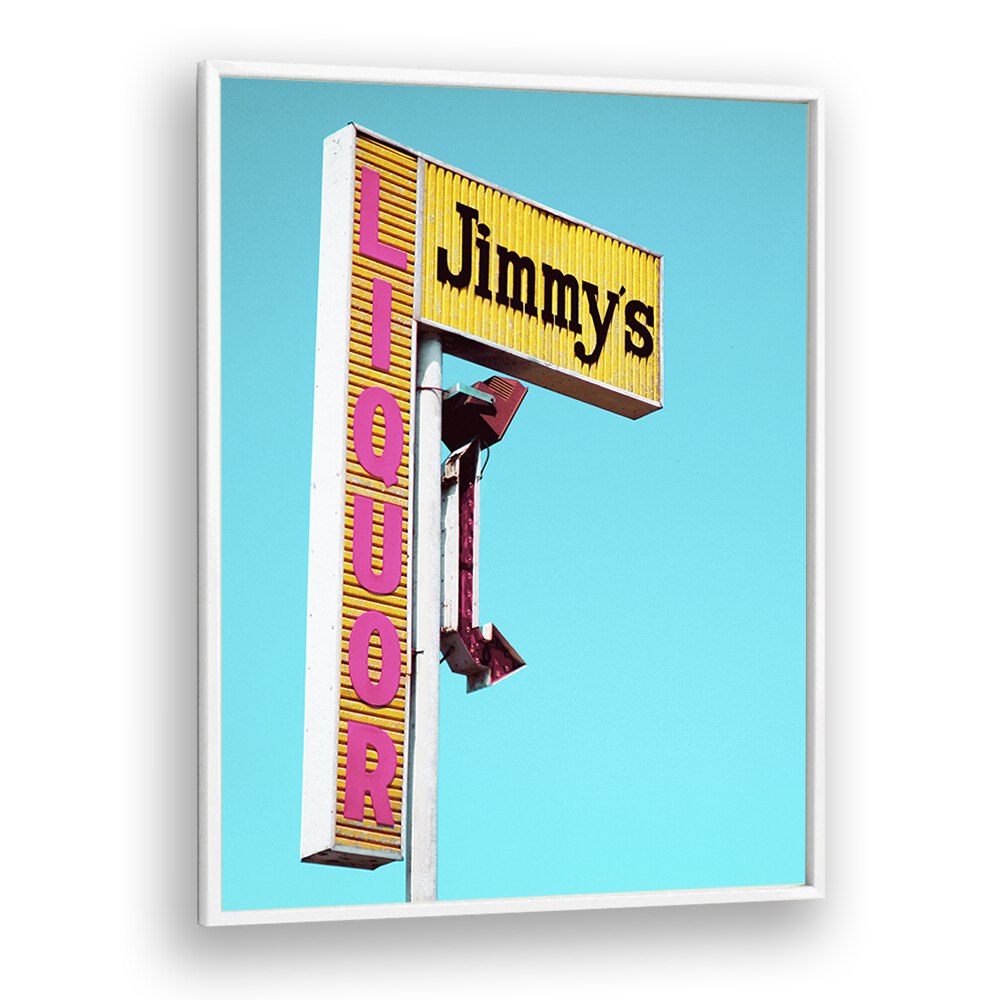 surreal painting - JIMMY'S LIQUOR SIGN by Asianmonk