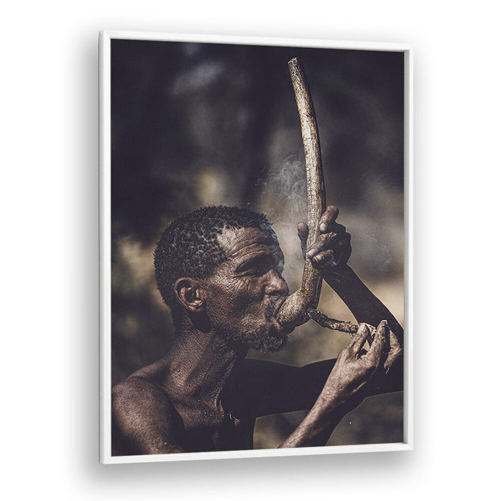 chre painting - SMOKING BUSHMAN by Asianmonk