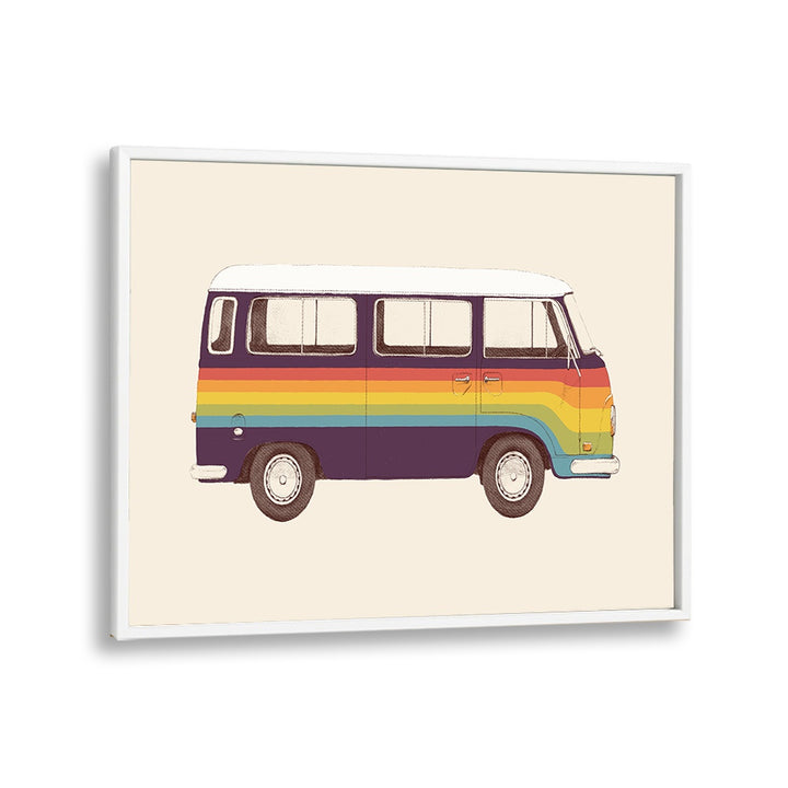 VAN RAINBOW BY FLORENT BODART, AUTOMOTIVE ART PRINTS