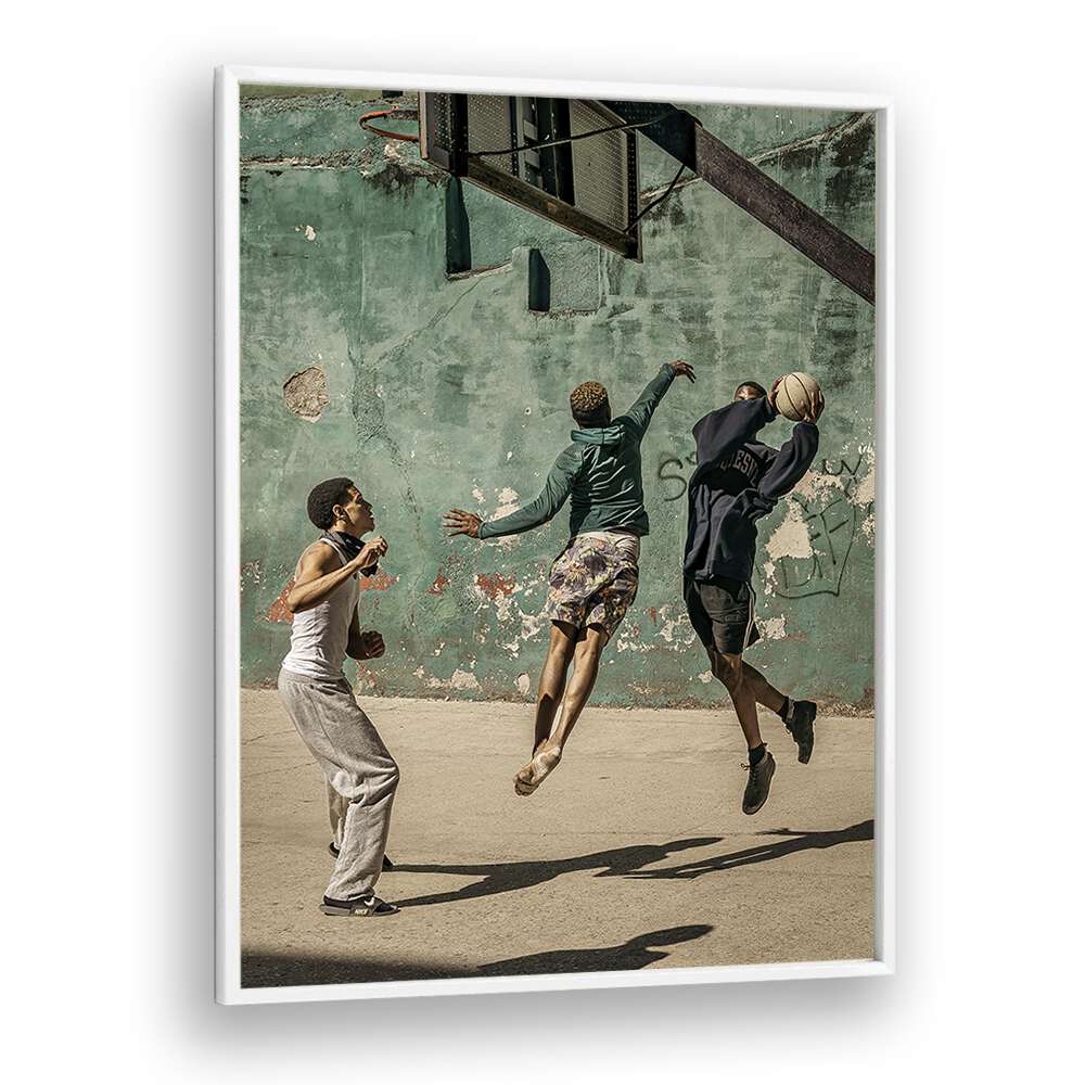 Christian Meermann painting - PLAYING BASKETBALL IV by Asianmonk